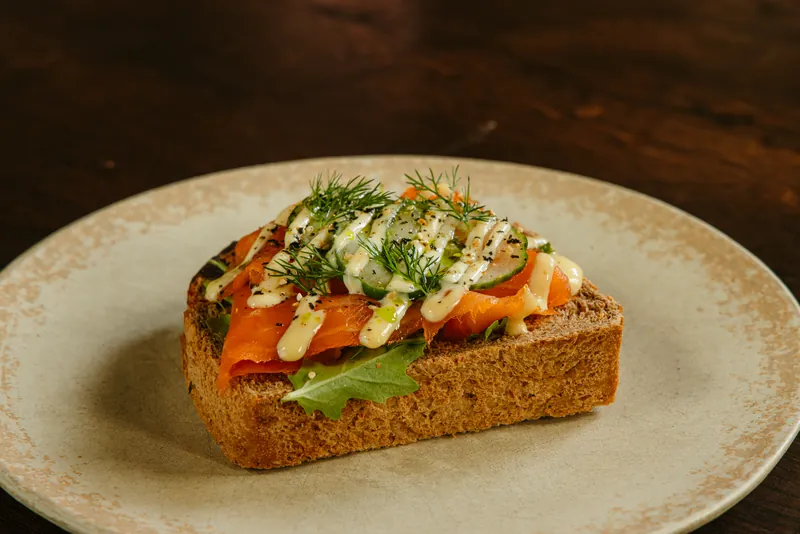 Catering de Vesting toast met zalm